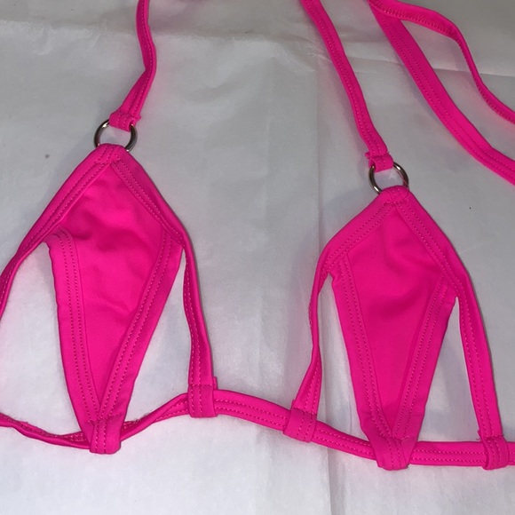 Hot Pink Bikini Top - Picture 2 of 2